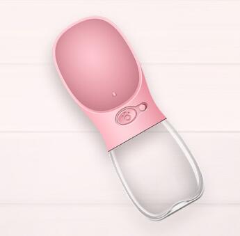 Bundle promotional image showing pet sling carrier bag paired with teal 350ml Portable Pet Water Bottle