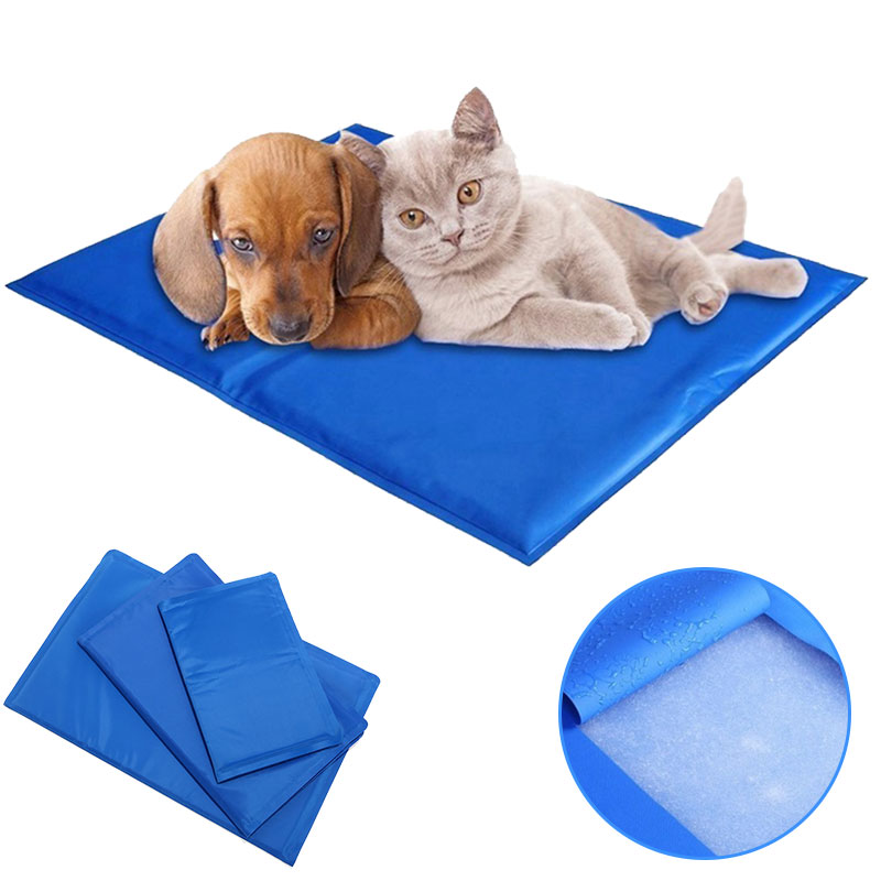 Dog and Cat Cooling Gel Pad - Pressure activated cooling mat for dogs and cats summer cooling relief